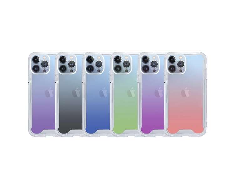 Funda Antigolpe Degradada de Colores para iPhone 13 Pro Max 6-Colores