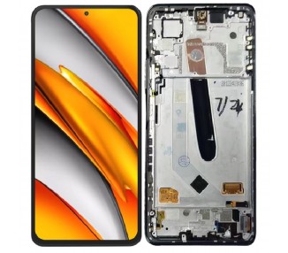 Kit Reparación Pantalla para Xiaomi Poco F3 con Marco iPS Negra