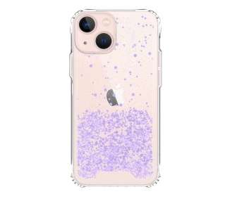 Funda Gel transparente purpurina iPhone 13 6.1" 4 -Colores
