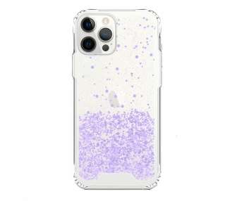 Funda Gel transparente purpurina iPhone 13 Pro 6.1" 4 -Colores