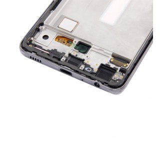 Kit Reparación Pantalla Original para Samsung Galaxy A52 5G con Marco, Negra