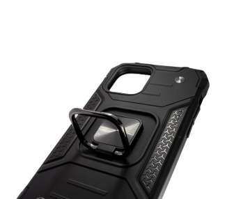 Funda Antigolpe Armor-Case iPhone 13 Mini con Imán y Soporte de Anilla 360º