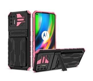 Funda Rock Anti-Golpe Tarjetero y Soporte para Iphone 12 Pro Max - 4 Colores
