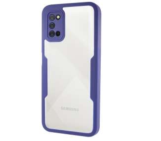 Funda Doble Silicona Anti-Golpe Samsung Galaxy A02S Silicona Delantera y Trasera - 4 Colores