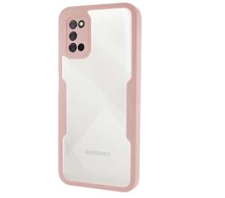 Funda Doble Silicona Anti-Golpe Samsung Galaxy A02S Silicona Delantera y Trasera - 4 Colores
