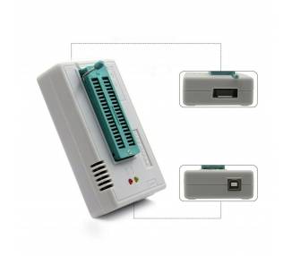 Programador universal USB Minipro TL866II PLUS con 5 adaptadores