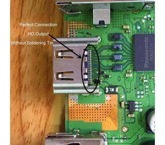 Conector HDMi para PlayStation 4, PS4, 19 Pin, 1004/1216 V1