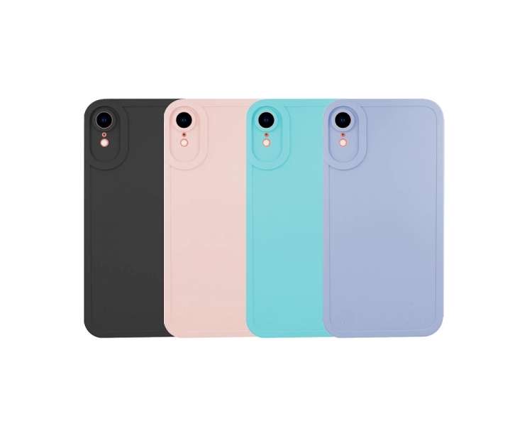 Funda Silicona iPhone XR con Cámara 4D - 4 Colores