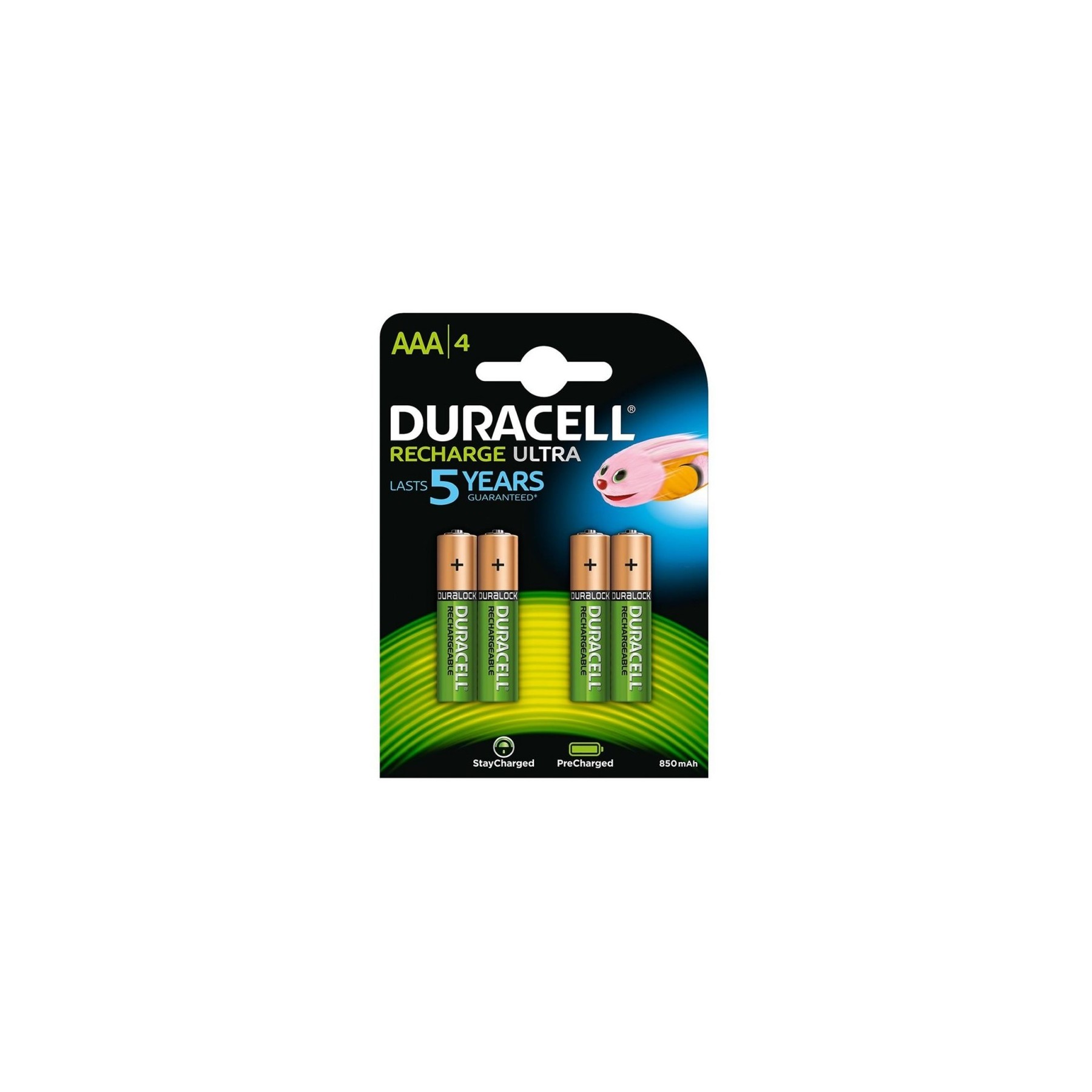 Pack De 4 Pilas Bateria AAA Bateria Duracell Hr03 750Mah 1.2V Recargables