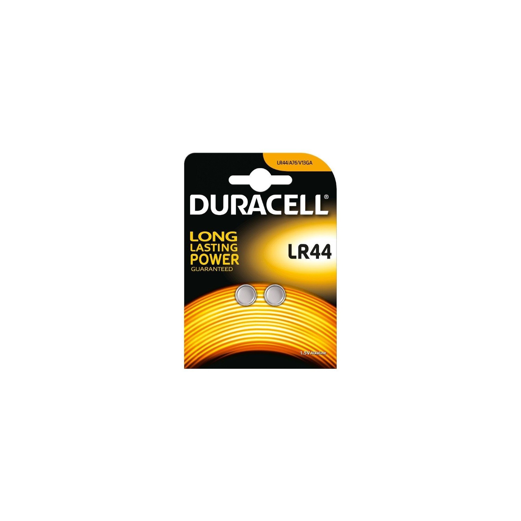 Pack De 2 Pilas Bateria De Botón Duracell LR44 1.5V Bateria Alcalinas