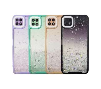 Funda Gel Anti-Golpe de purpurina para Samsung S22 5G 4 -Colores