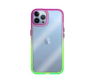 Funda Premium Antigolpe de Silicona Colorines para iPhone 14 Pro Borde Camara Aluminio 6 Color