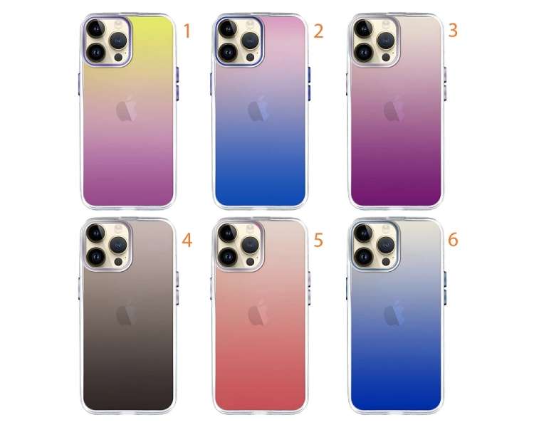 Funda Premium Metalica y Metraquilato para iPhone 14 Pro Max 6.7" 7-Colores