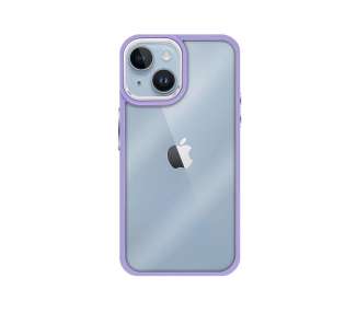 Funda Premium Antigolpe de Silicona para iPhone 14 Plus Borde Camara Aluminio 6 Color