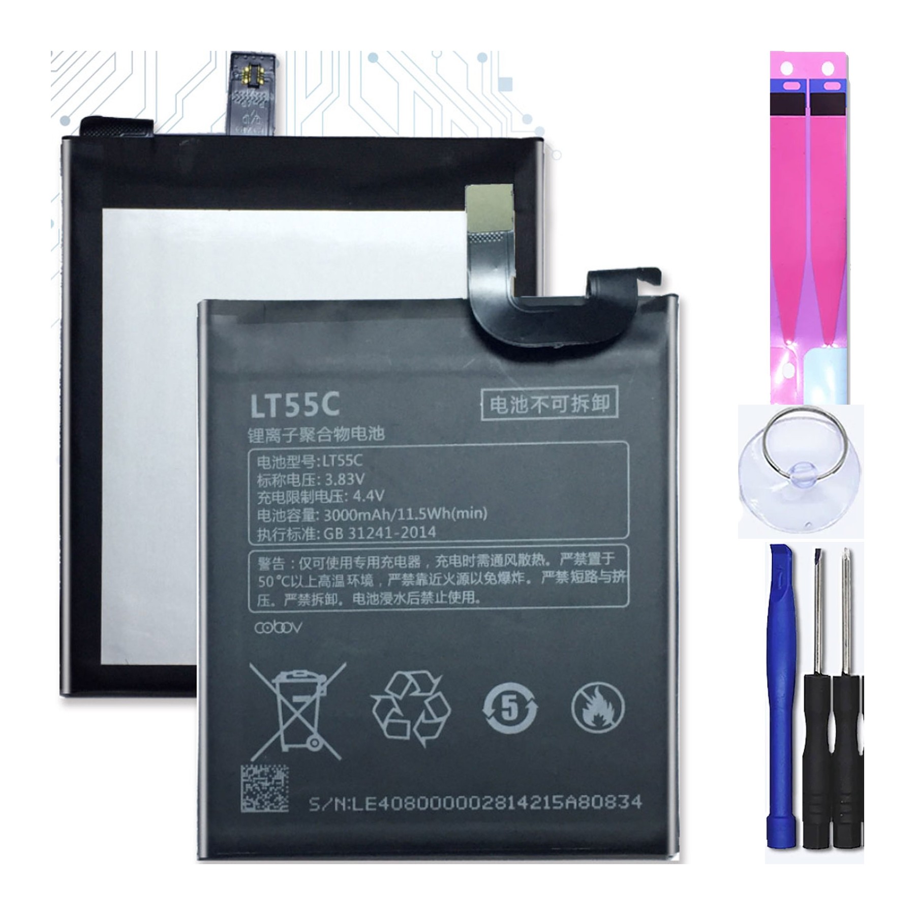 Bateria Lt55C Original Para Letv Le 1S - X500 / Lt55C / Le One S (Leeco)