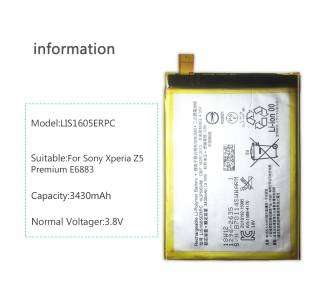 Bateria Lis1605Erpc Original Para Sony Xperia Z5 Premium / Dual /