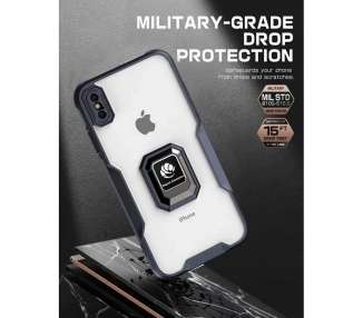 Funda con Anilla e Imán Military iPhone 12/12 Pro Negro