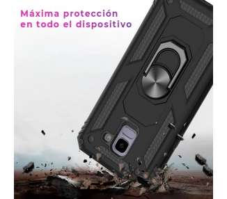 Funda Aluminio Antigolpe IPhone XR con Imán y Soporte de Anilla 360º