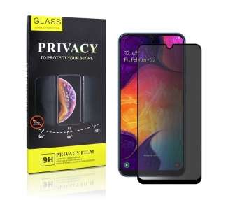 Cristal templado Privacidad Samsung Galaxy A10 Protector de Pantalla 5D Curvo