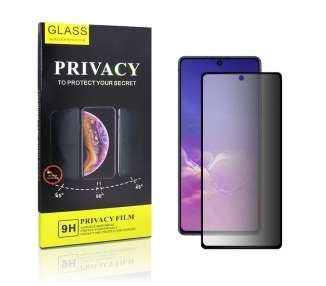 Cristal templado Privacidad Samsung Galaxy A91 Protector de Pantalla 5D Curvo