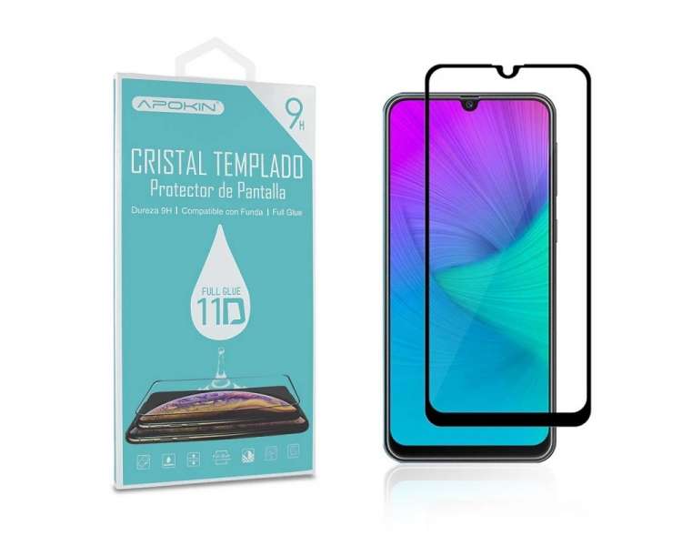 Cristal templado Full Glue 11D Premium Xiaomi Redmi A1/9A/9C/9I / SAM A70 Protector de Pantalla Curvo Negro
