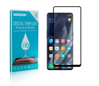 Cristal templado Full Glue 11D Premium Xiaomi 12t/Pro/10T/10T Lite/Note 9S/Mi11i/Mi 11T/TPro Protector de Pantalla Curvo Negro