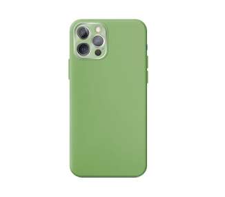 Funda Silicona Suave IPhone 12 Pro Max con Protector Camara 3D - 7 Colores