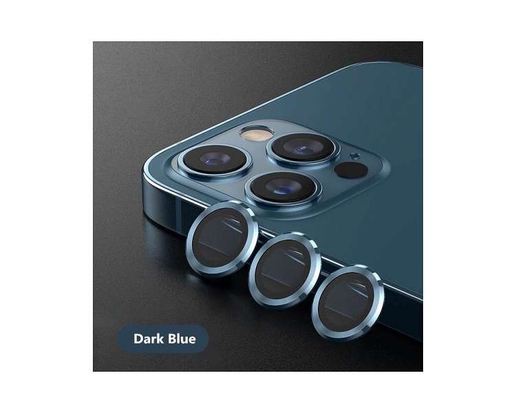 Protector 2 Lentes Premium Aluminio iPhone 12 Mini / 12 6.1 / 11 6.1 5 Color