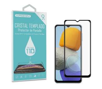 Cristal templado Full Glue 11D Premium Samsung Galaxy F23/M33/M23 Protector de Pantalla Curvo Negro