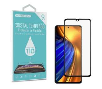 Cristal templado Full Glue 11D Premium Xiaomi Poco F4/F4 GT Protector de Pantalla Curvo Negro