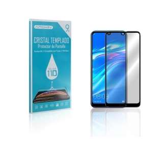 Cristal templado Full Glue 11D Premium Huawei Y7 2019/REDMINOTE 8 Protector de Pantalla Curvo Negro