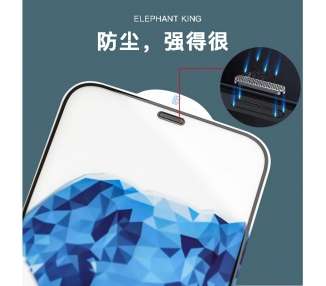 Cristal templado Anti-Estático Oleo fóbico iPhone 6/7/8 Plus Color Negro