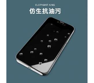 Cristal templado Anti-Estático Oleo fóbico iPhone 12 Pro Max Color Negro
