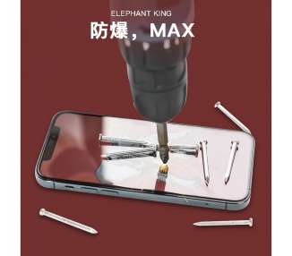Cristal templado Super Strong Grade A+ iPhone XS Max/11 Pro Max Color Negro