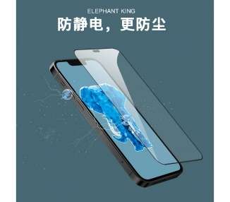 Cristal templado Anti-Estático Oleo fóbico iPhone 14 Plus Color Negro