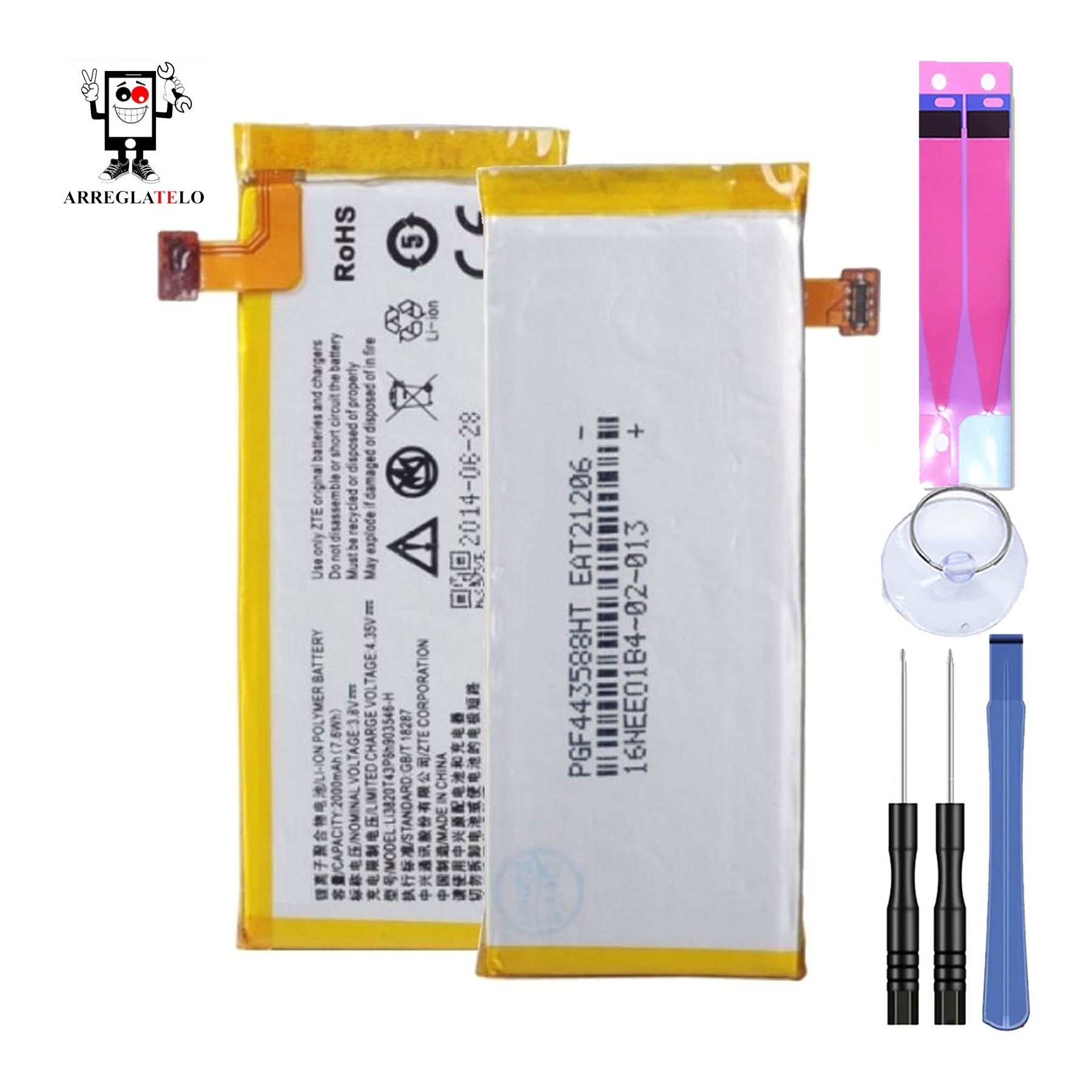 Bateria Original Para Zte Orange Hi 4G Zte Blade Apex 2 Ii