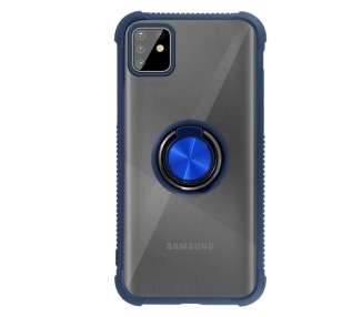Funda Gel Antigolpe Samsung Galaxy A81/Note 10 Lite con Imán y Soporte de Anilla 360º 4 Colores