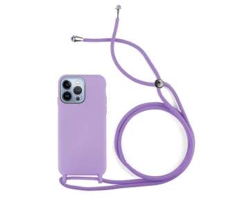 Funda suave con Cordón Iphone 12 Pro Max 5-Colores