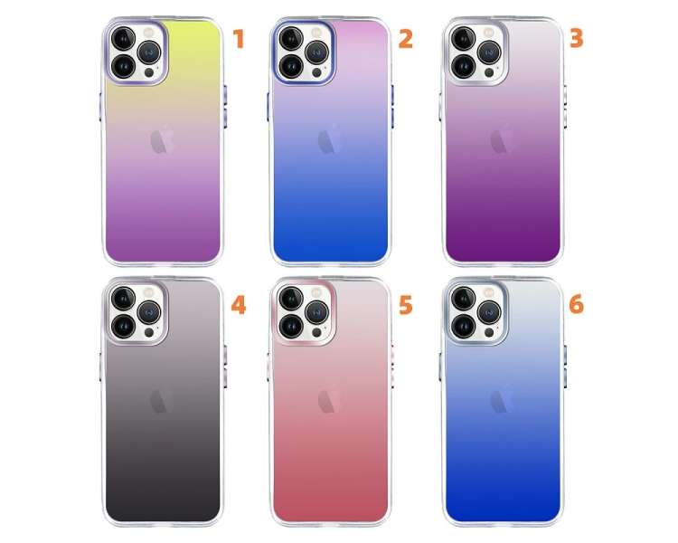 Funda Premium Metalica y Metraquilato para iPhone 13 Pro 6.1" 7-Colores