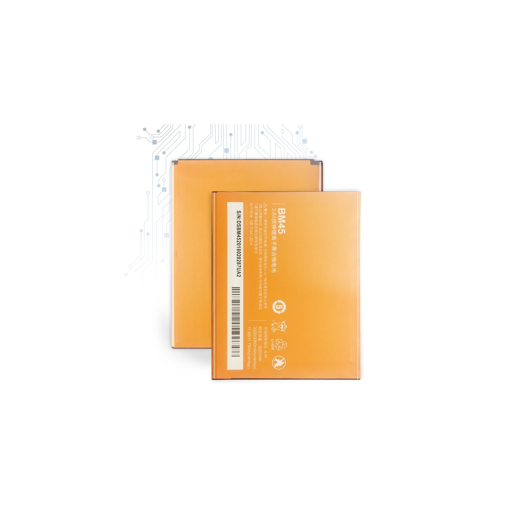 Bateria Para Xiaomi Hongmi Redmi Note 2, Mpn Original: Bm45