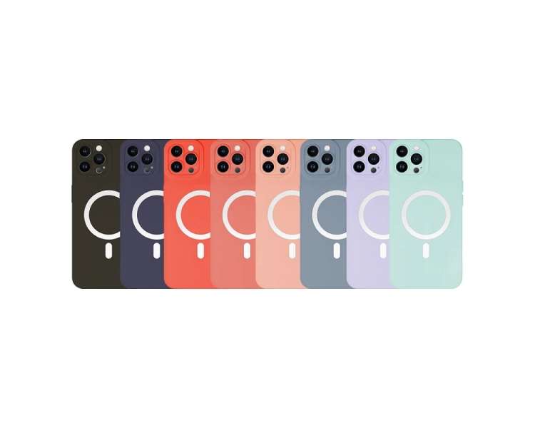 Funda Silicona Suave Magsafe para iPhone 11 Pro 6.1" 7-Colores