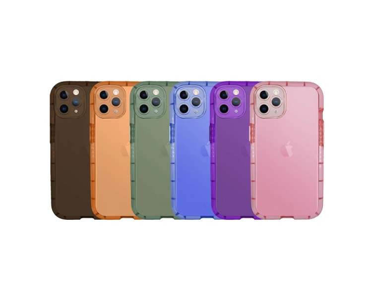 Funda Bumper Silicona Fluorescente para iPhone 12 Pro Max 6-Colores