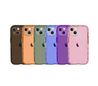 Funda Bumper Silicona Fluorescente para iPhone 14 Plus 6-Colores