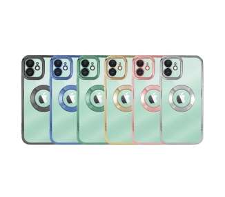 Funda iPhone 11 Pro Silicona Tranparente Cromado Cubre Camara 3D 6-Colores