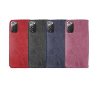 Funda Tapa con Tarjetero Samsung Galaxy Note 20 Polipiel - 4 Colores
