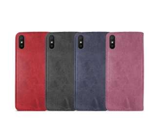 Funda Tapa con Tarjetero Xiaomi Redmi 9A Polipiel - 4 Colores