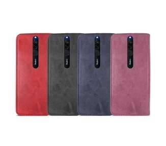 Funda Tapa con Tarjetero Xiaomi Redmi 8 Polipiel - 4 Colores