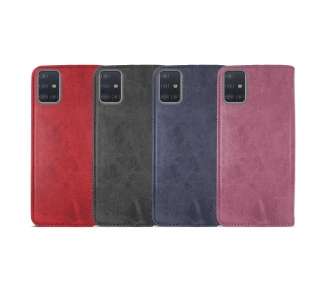 Funda Tapa con Tarjetero Samsung Galaxy A71 Polipiel - 4 Colores