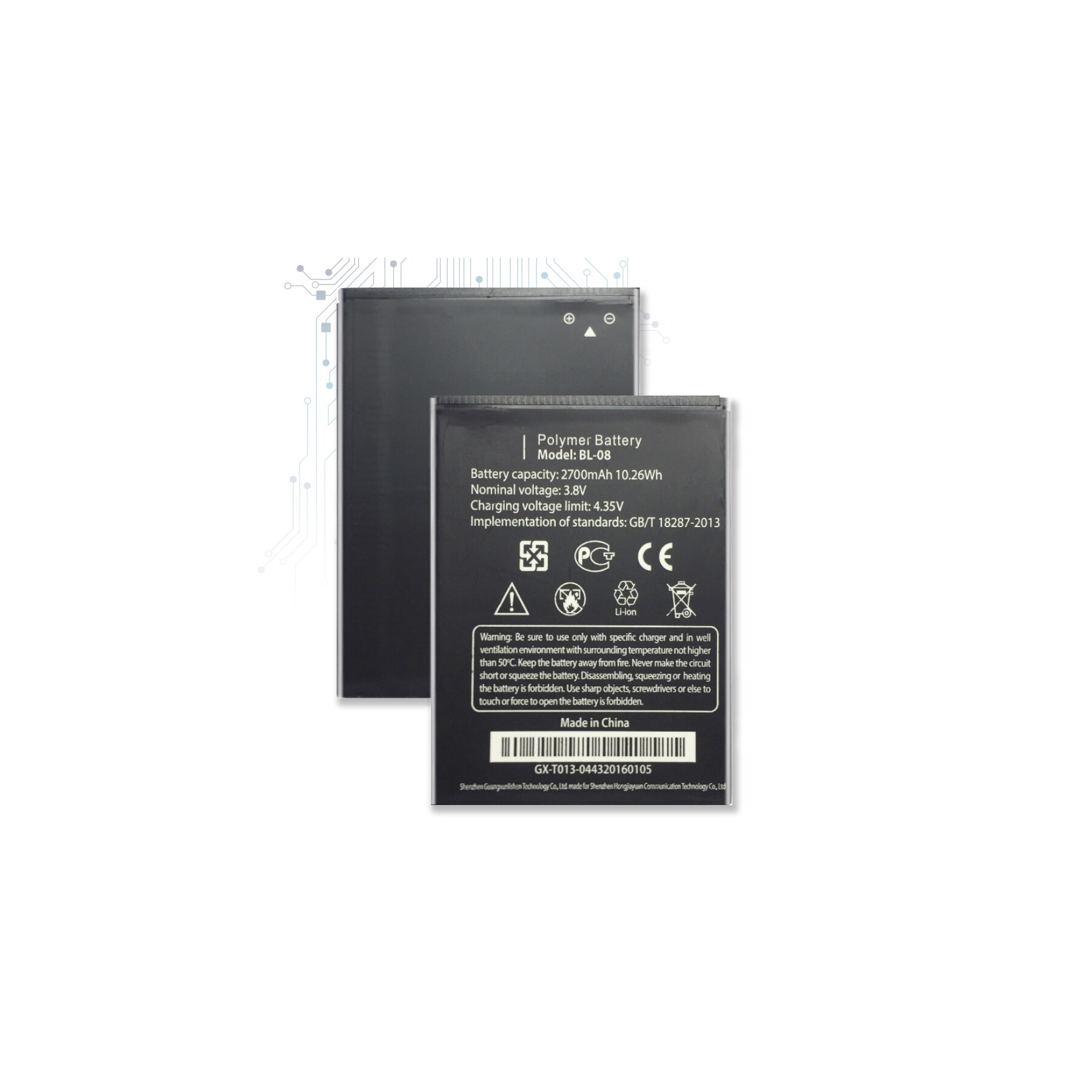 Bateria Para Thl 2015, Thl 2015A, Mpn Original Bl-08