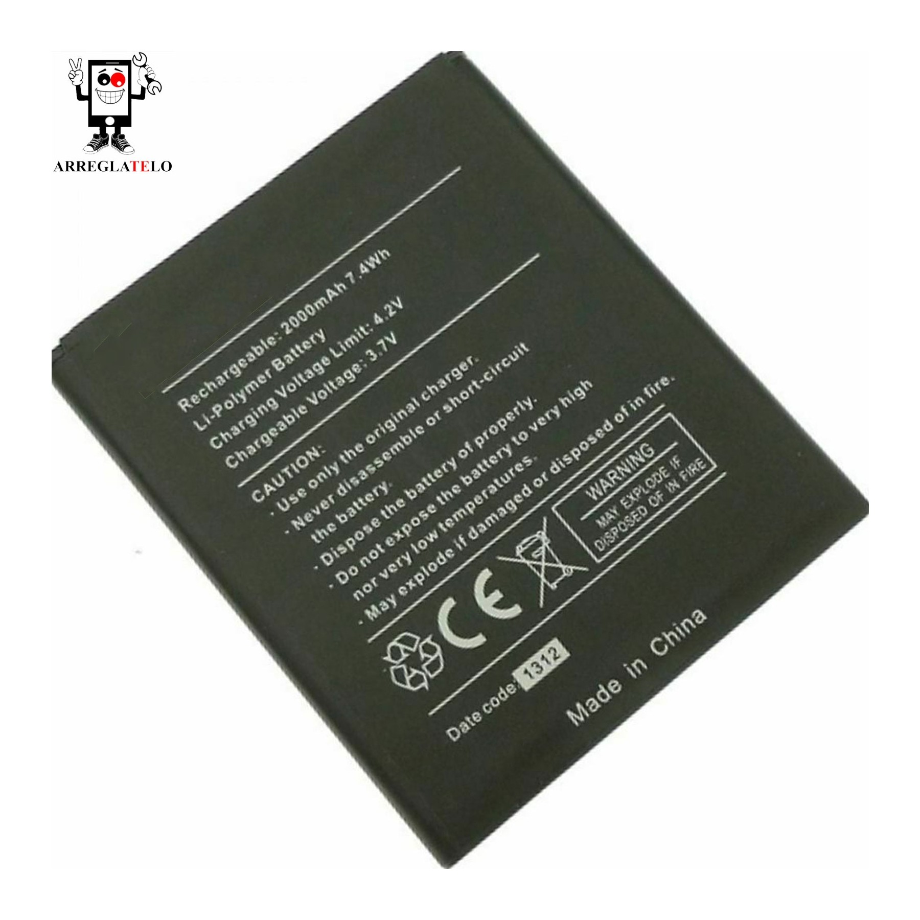 Bateria Para Wiko Cine Peax 2, Capacidad Original